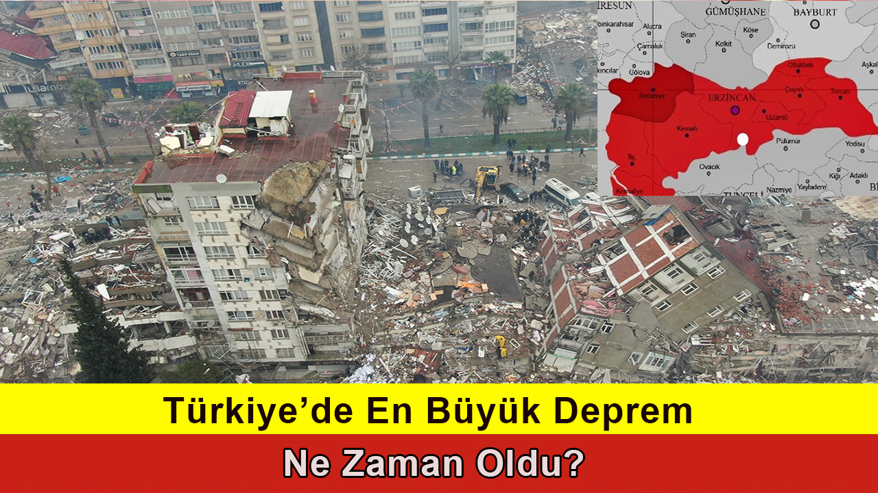 T Rkiyede En B Y K Deprem Ne Zaman Oldu