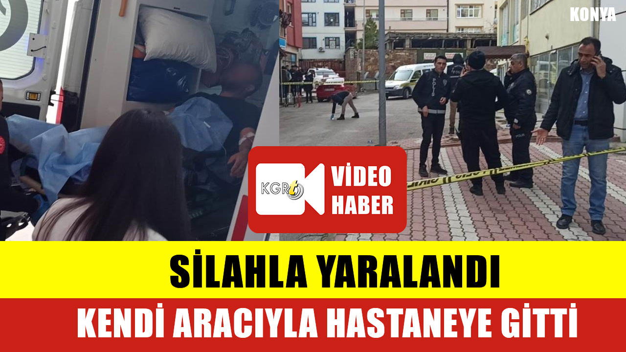 Silahla Yaralandı Kendi Aracıyla Hastaneye Gitti