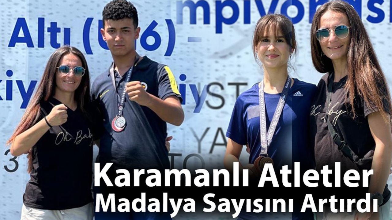 Karamanlı Atletler Madalya Sayısını Artırdı