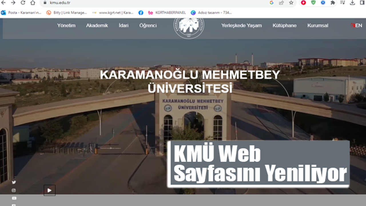 KMÜ Web Sayfasını Yeniliyor