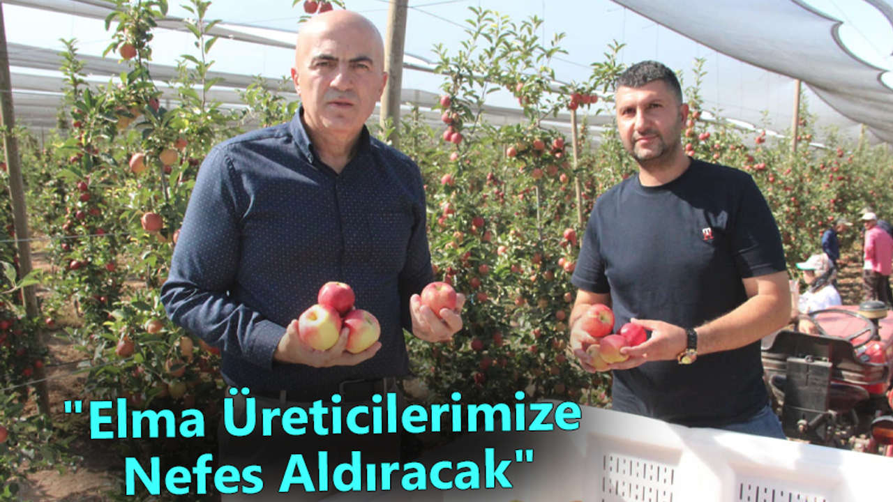 "Elma Üreticilerimize Nefes Aldıracak"