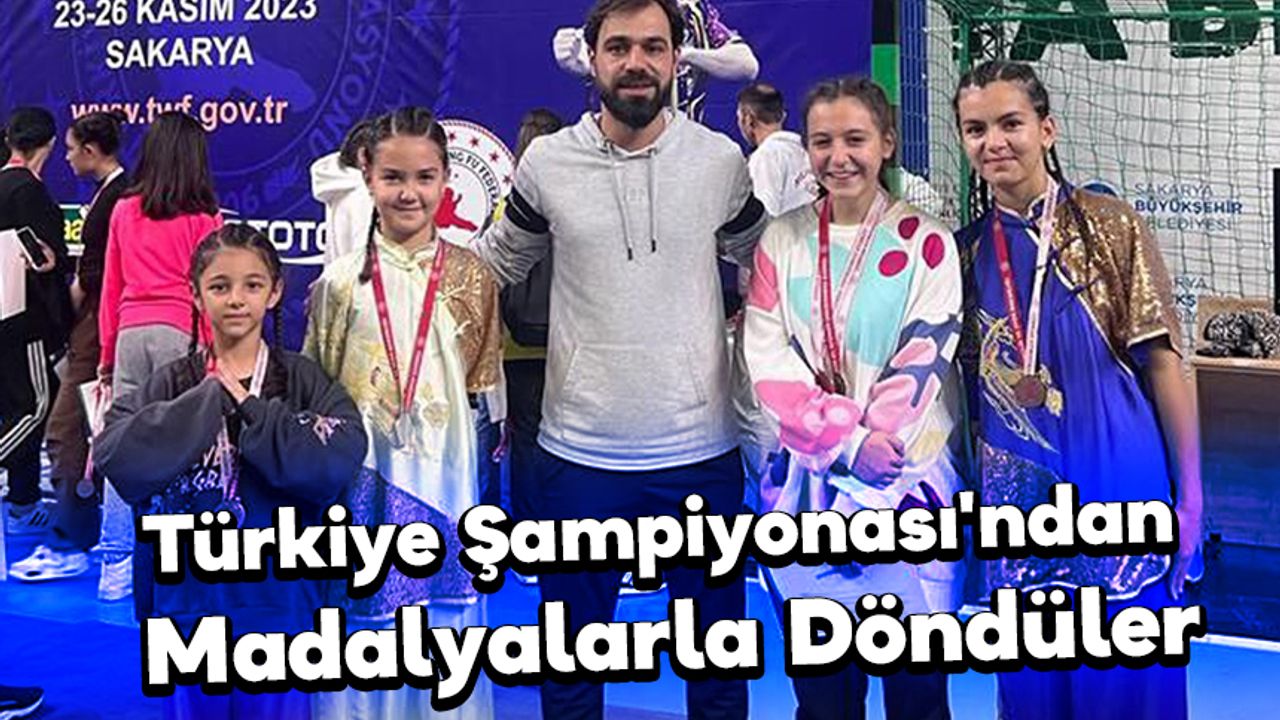 Türkiye Şampiyonası'ndan Madalyalarla Döndüler