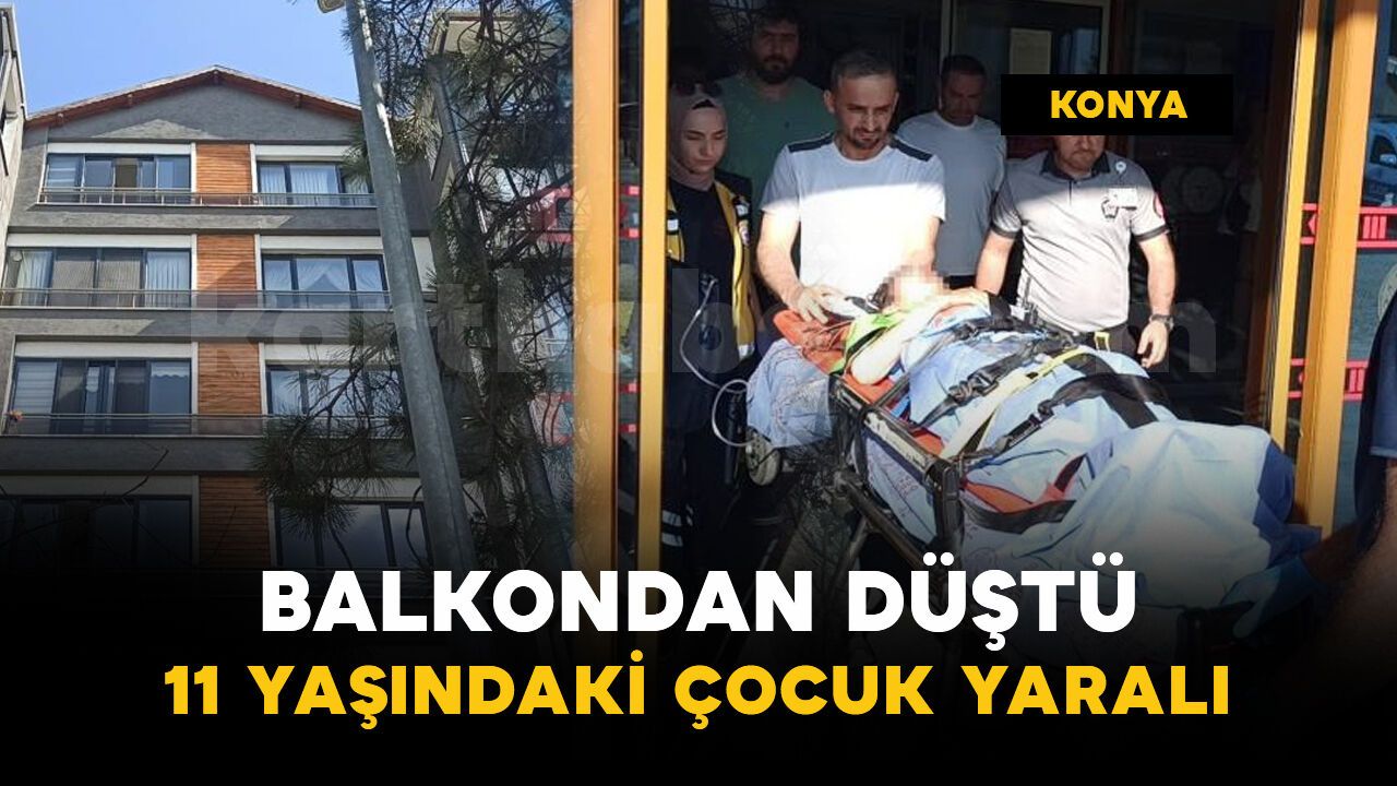 Balkondan düştü: 11 yaşındaki çocuk ağır yaralı