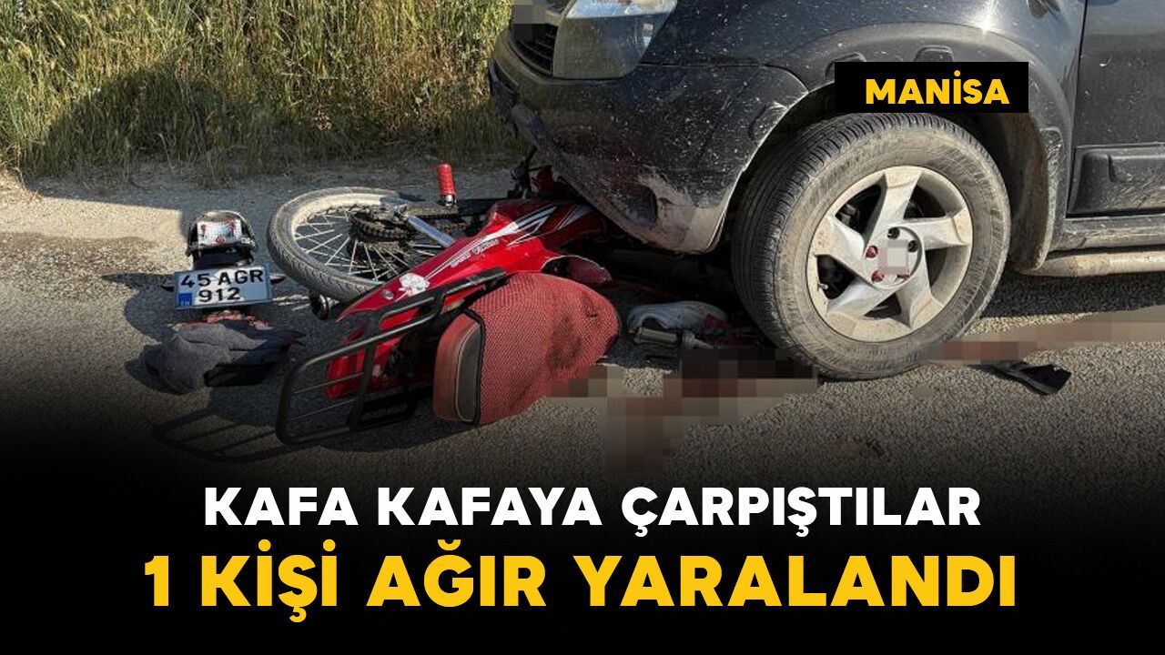 Kafa kafaya çarpıştılar: 1 ağır yaralı