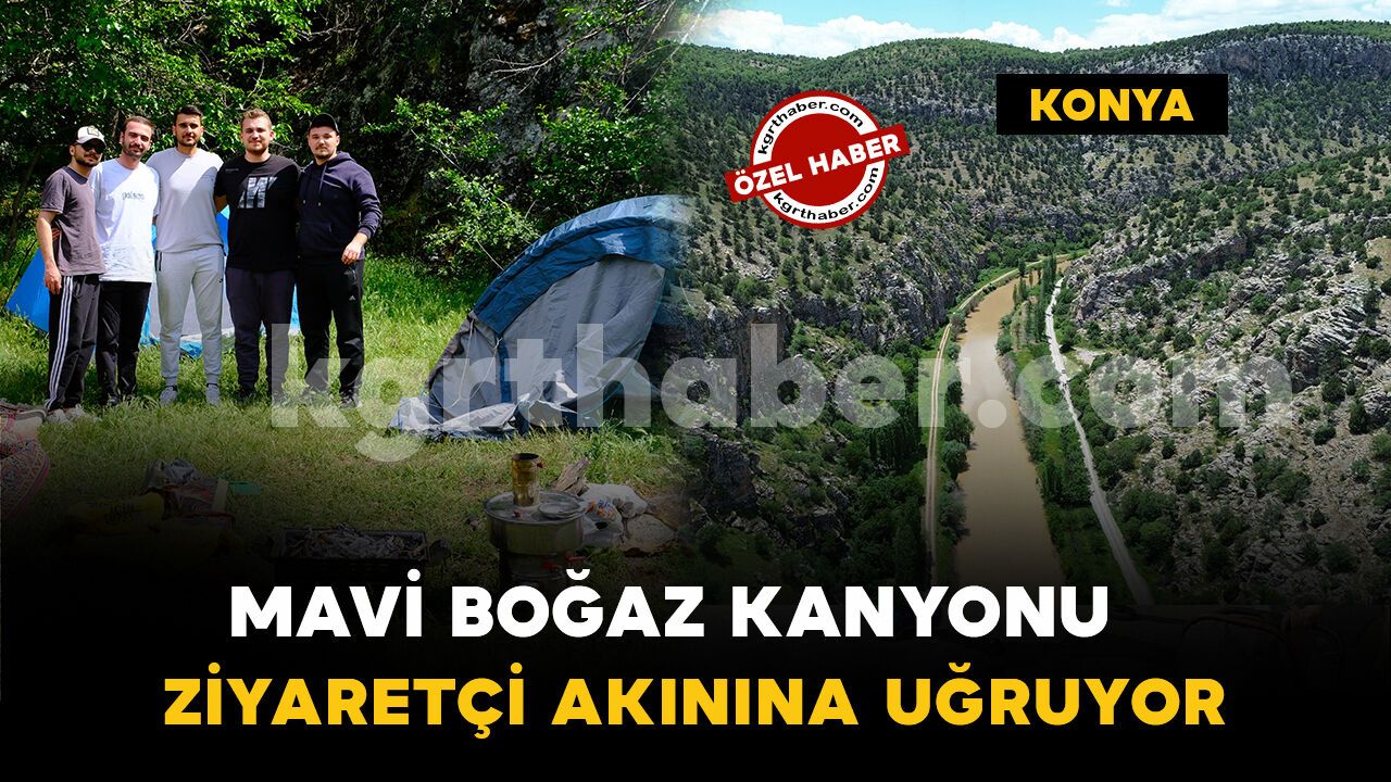 Mavi Boğaz Kanyonu ziyaretçi akınına uğruyor