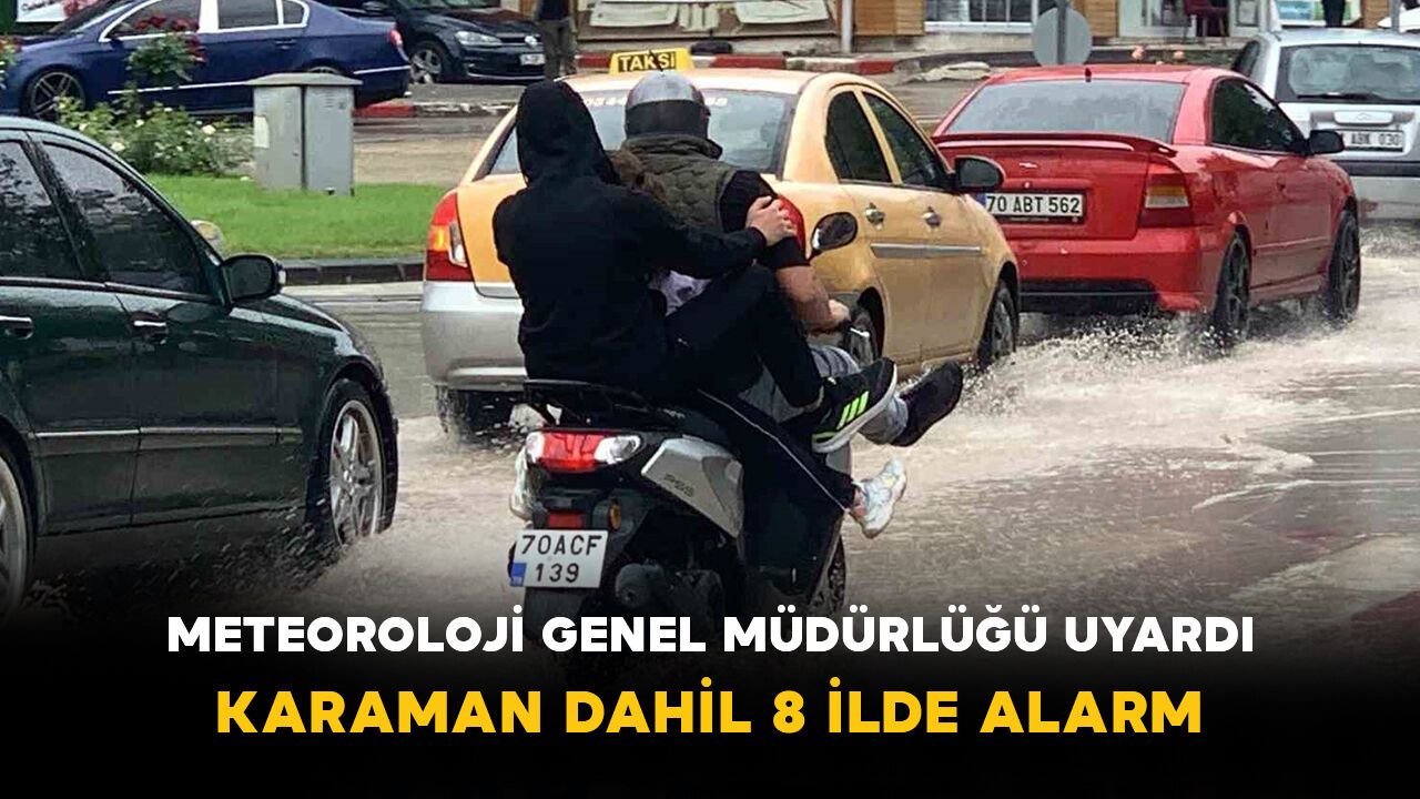 Meteoroloji Genel Müdürlüğü uyardı: 8 ilde gök gürültülü sağ