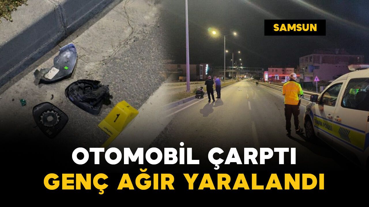 Otomobilin çarptığı genç ağır yaralandı: Sürücü gözaltında