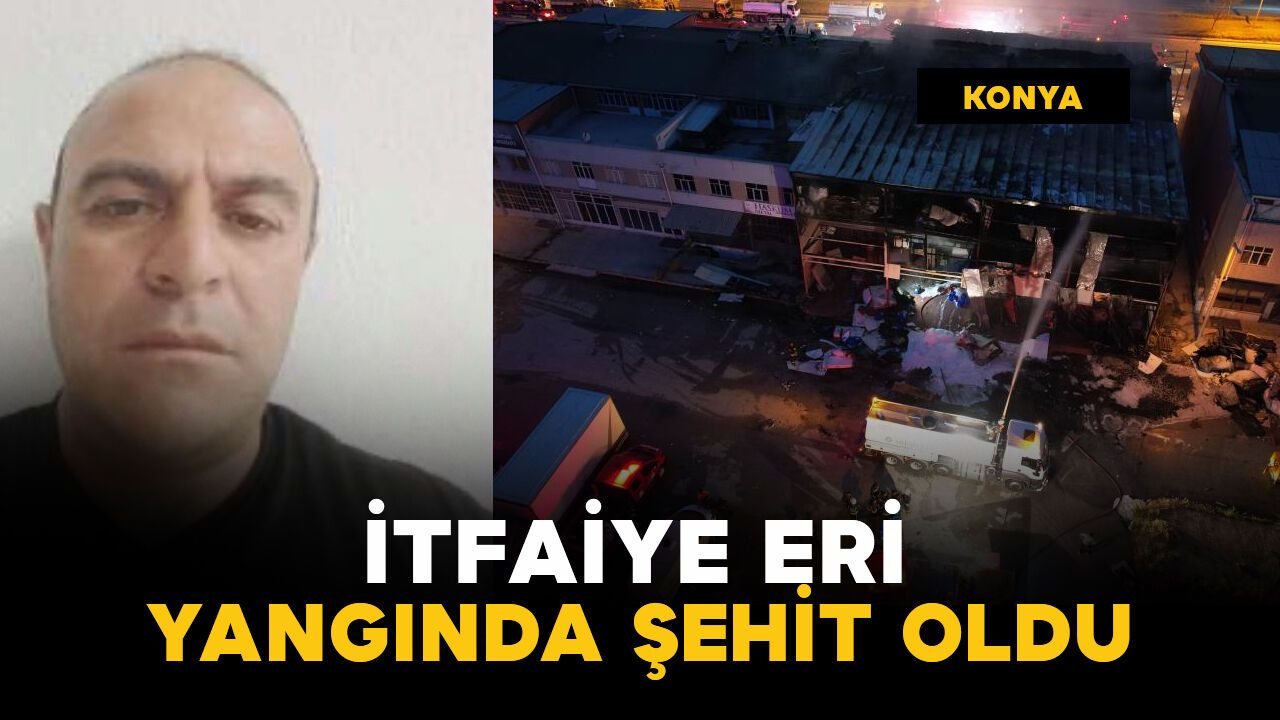 Yangında itfaiye eri şehit oldu