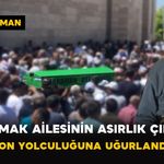 Çakmak Ailesinin Asırlık Çınarı Son Yolculuğuna Uğurlandı