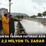 Giresun’da Yağmur Faturası Ağır Oldu: 2,2 Milyon TL Zarar