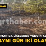 Karaman’da Liselerde Yangın Alarmı! Aynı Gün İki Olay