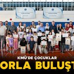 KMÜ’DE çocuklar sporla buluştu