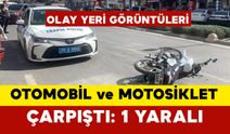 Karaman’da Otomobil ve Motosiklet Çarpıştı: 1 Yaralı OLAY YERİ GÖRÜNTÜLERİ