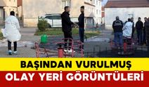 Çocuk parkında başından vurulmuş halde bulundu