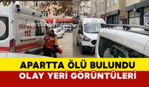 Karaman'da bir genç kaldığı apartta ölü bulundu