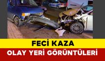 Aksaray’da Trafik Kazası: Otomobil hurdaya döndü