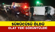 (FOTO EKLENDİ) Nevşehir'de hafif ticari aracın sürücüsü kazada öldü