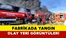 Niğde'de Çerçeve Fabrikasında Yangın Çıktı