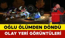 Oğlunun kaza yaptığını duydu, gözyaşlarına hakim olamadı