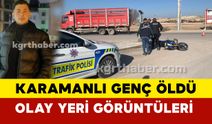 (FOTO EKLENDİ) Karaman’da sürat motoru hafif ticari araçla çarpıştı: 1 ölü 1 yaralı