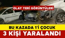 Karaman’da Kavşakta Kaza: 1'i Çocuk 3 Kişi Yaralandı