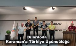 Bilardoda Karaman'a Türkiye Üçüncülüğü