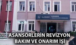 KARAMAN GENÇLİK VE SPOR İL MÜDÜRLÜĞÜNE BAĞLI BİNALARDA BULUNAN ASANSÖRLERİN REVİZYON, BAKIM VE ONARIM İŞİ