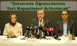 "Üniversite Öğrencilerinin Yurt Kapasiteleri Arttırılacak"