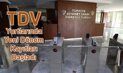 TDV Yurtlarında Yeni Dönem Kayıtları Başladı 