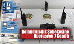 Dolandırıcılık Şebekesine Operasyon: 7 Gözaltı