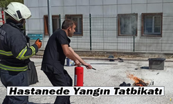 Ermenek Devlet Hastanesi'nde Yangın Tatbikatı
