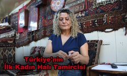 Türkiye'nin İlk Kadın Halı Tamircisi