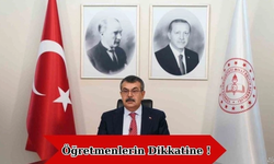 Öğretmenlerin Dikkatine !