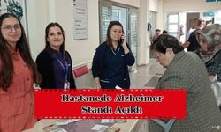 Hastanede Alzheimer Standı Açıldı