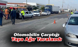 Otomobilin Çarptığı Yaya Ağır Yaralandı