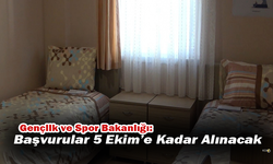 Başvurular 5 Ekim’e Kadar Alınacak