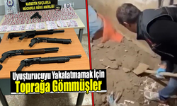 Uyuşturucuyu Yakalatmamak İçin Toprağa Gömmüşler