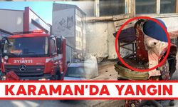 Karaman'da Korkutan Soba Yangını