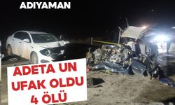 Adıyaman’da Feci Kaza: 4 Ölü, 6 Yaralı