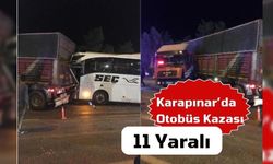 Karapınar’da Otobüs Kazası: 11 Yaralı