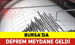 Bursa'da Korkutan Deprem