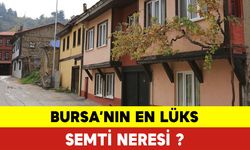 Bursa'nın En Lüks Semti Neresi?