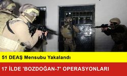 'Bozdoğan-7' Operasyonları: 51 DEAŞ Mensubu Yakalandı