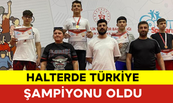 Halterde Türkiye Şampiyonu Oldu