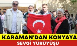 Hazreti Mevlana İçin Karaman'dan Konya'ya Sevgi Ve Barış Yürüyüşü Düzenlendi