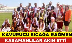 Kavurucu Sıcağa Rağmen Karamanlılar Akın Etti - Darısı 19 Mayıs Kutlamalarına