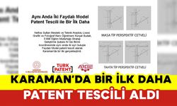 Karaman'da Bir İlk Daha: Faydalı Model Patent Tescili Aldı