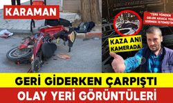 Karaman'da Elektrikli Bisikletle Otomobil Çarpıştı