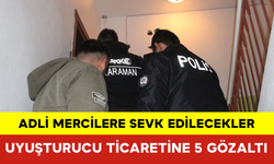 Karaman’da Uyuşturucu Ticaretine 5 Gözaltı