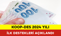 KOOP-DES 2024 Yılı İlk Destekleri Açıklandı
